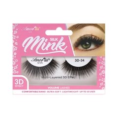 SILK MINK 3D LASHES 34 - AMOR US