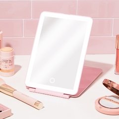 ESPEJO LED MINI 'ON THE GO' (ROSA) - BEAUTY CREATIONS