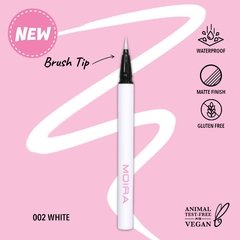 VENTA LIMITADA 2 POR CLIENTE - PRECISION LIQUID LINER (002, WHITE) - MOIRA
