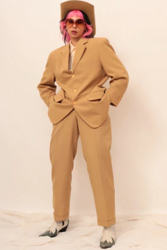 Imagem do Conjunto oliva calça + blazer vintage