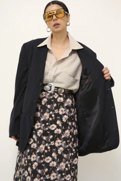Blazer azul marinho classico PIERRE CARDIN - comprar online