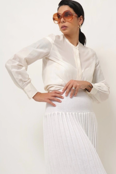 camisa seda YSL original vintage