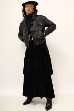 Jaqueta 100 % couro biker vintage na internet