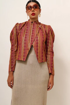 Blazer curto ZIG STARDUST vintage brilho