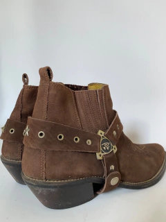 Bota WESTERN COURO marrom acompanha cinto 42 - loja online