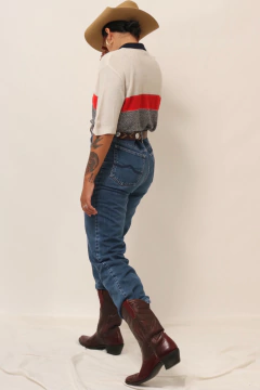 Calça jeans YSL vintage alta - comprar online