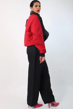 Jaqueta Puff dupla face nylon cropped - loja online