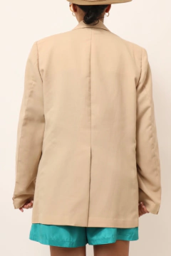 Blazer bege liso DECIMEL vintage na internet