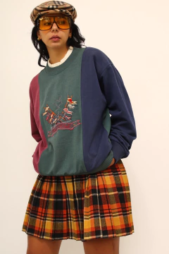 Moletom color bordado frente - comprar online