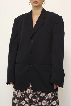 Blazer azul marinho classico PIERRE CARDIN - Capichó Brechó