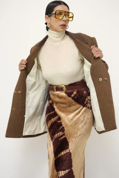 Blazer marrom LUIGI BERTOLLI classico - comprar online