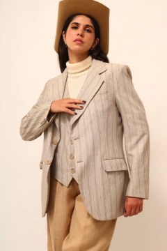 Conjunto colete + blazer Jane vintage