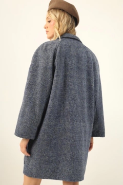 blazer xadrez azul forrado 60’s - loja online