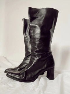 bota couro cano longo vintage 39 - comprar online