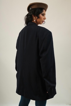 Imagem do MAXI Blazer azul marinho forrado VINTAGE