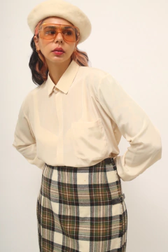 Camisa Dior creme vintage