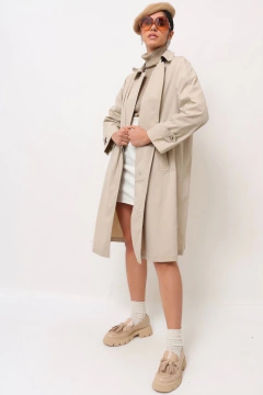 Trench coat bege london classico - Capichó Brechó