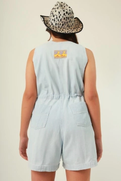 macaquinho jeans vintage 70`s