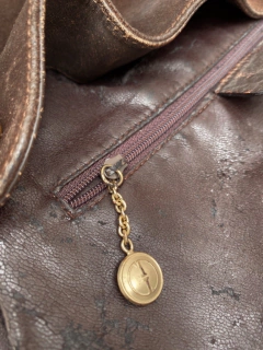 Bolsa GUCCI BAMBOO couro marrom na internet