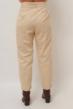 calça caqui vintage cintura media na internet