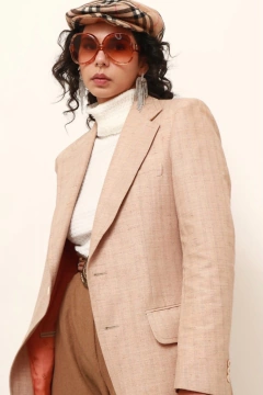Imagem do Blazer Dior linho bege vintage 34