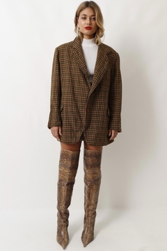 Blazer xadrez classico vintage - comprar online
