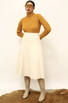 Gola alta mostarda vintage - loja online