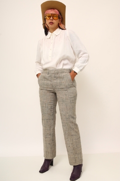 Calça cinza flocos color vintage na internet