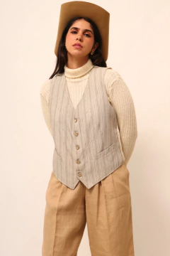 Conjunto colete + blazer Jane vintage