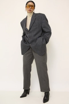 Blazer RALPH LAUREN azul vintage 100% LÃ - Capichó Brechó