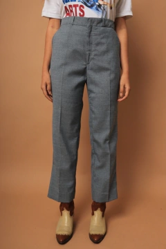 Calça azul celeste alfaiataria vintage - loja online