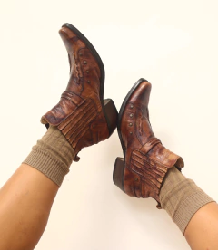 Bota western marrom rei do gado 39 - comprar online