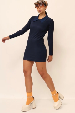 Vestido polo azul vintage C.G.C na internet