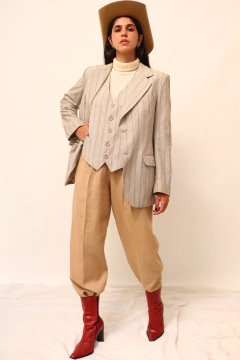 Conjunto colete + blazer Jane vintage na internet