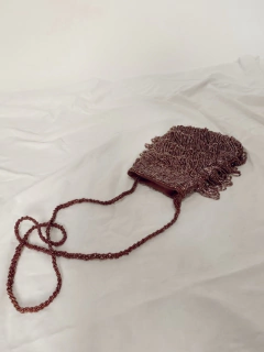 Bolsa micangas rosa zara franja vintage - comprar online