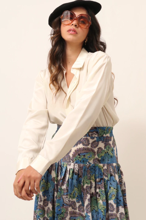 Camisa da DIOR vintage perolada