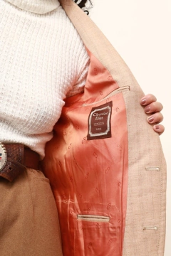 Blazer Dior linho bege vintage 34 - loja online