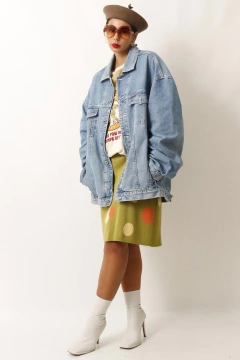 Jaqueta jeans oversize colcci vintage XG