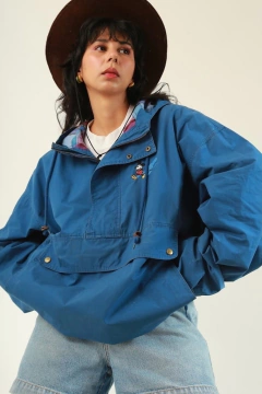 Parka Mickey Dysnei original capuz xadrez - Capichó Brechó