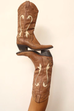 Bota western marrom clássica 39