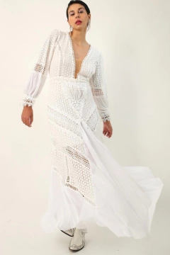 Vestido renda Luciana TUART boho chic na internet