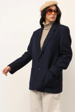 Blazer YSL marinho forrado vintage - comprar online