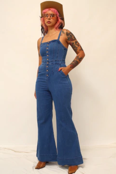 Macacão flare jeans CEA na internet
