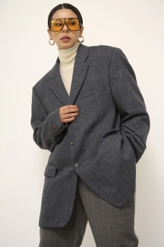 Imagem do Blazer RALPH LAUREN azul vintage 100% LÃ