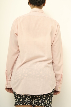 Camisa xadrez vintage manga longa na internet