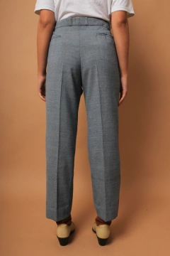 Calça azul celeste alfaiataria vintage - Capichó Brechó