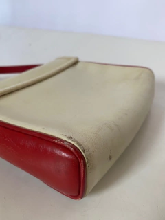 Bolsa GUCCI original vintage couro branca