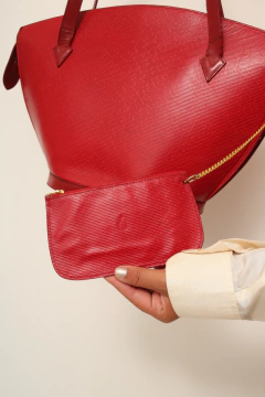 Bolsa c/ carteira vermelha - comprar online