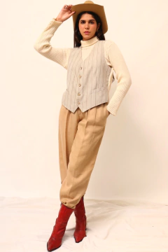 Conjunto colete + blazer Jane vintage - Capichó Brechó