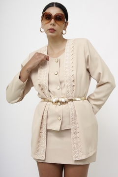 Imagem do Conjunto bege BLAZER + SAIA